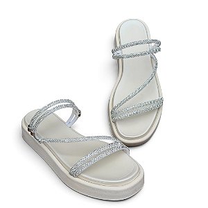 Birken 2 em 1 Strass Off-White