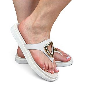 Chinelo Flat Copacabana Off-White