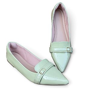 Slipper Bico Fino Candy Verde