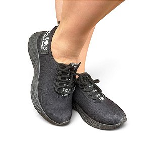 Tênis Meia Run Preto Total