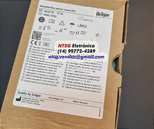 Kit Sensor de Fluxo Neonatal Compativel com Ventilador Drager VN500 (Caixa com 05 unidades) Ref 8410179