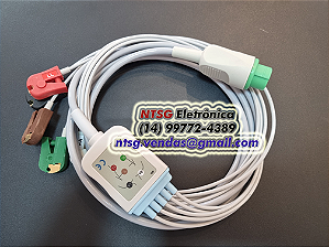 Cabo de ECG 05 Vias para Balão Intra Aórtico Arrow Autocat2 Wave