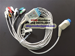 Cabo Paciente de ECG 05 Vias para monitor GE Datex Ohmeda Cardiocap 5