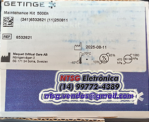Kit Manutenção 5000h Ventilador Maquet Servo S