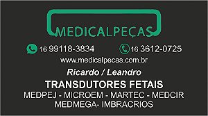 Transdutor Fetal -  (IMBRACRIOS - MARTEC – MEDMEGA - MEDCIR – MICROEM - MEDPEJ - SIGMED)