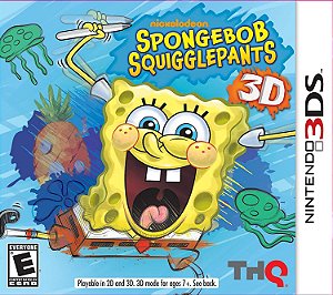 Jogo 3DS Usado Nickelodeon's Spongebob Squigglepants 3D