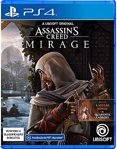 Jogo Assassin's Creed Mirage - PS4