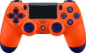 Periférico PS4 Usado Dualshock 4 Sunset Orange