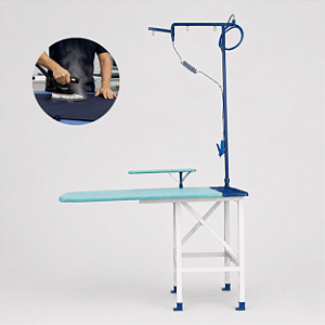 Mesa de Passadoria Industrial com Braço para Mangas OSMAQ