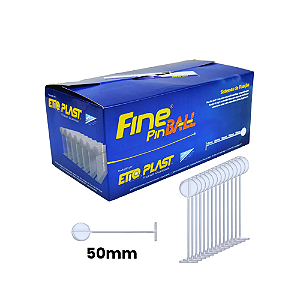 Pino FINE Pin Ball Etiqplast - Cabeça Redonda