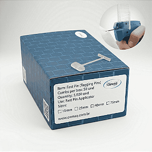 Pino Fast Osmaq Cabeça Retangular – Fixação Precisa para Etiquetas