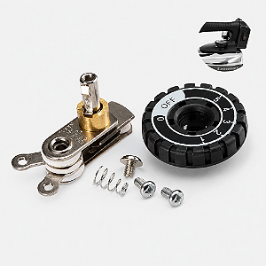 Conjunto Botão + Termostato para Ferro de Passar Industrial