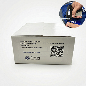 Pino Fine 15mm – Caixa com 10.000 Unidades | Osmaq