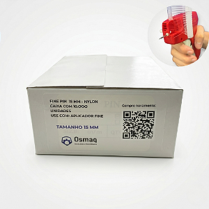 Pino Fine 15mm – Caixa com 10.000 Unidades | Osmaq