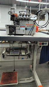 Máquina ponto conjugado Siruba eletrônica, com arremate automático
