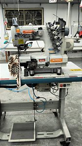 Máquina cobertura refiladeira Siruba, com corte fio, levantador de calcador eletro/ eletrônica