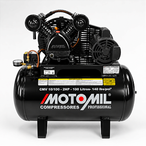 Compressor de Ar Motomil CMV-10/100 MM 100L 2CV 140 PSI