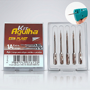 Kit Agulhas Fast Aço 1A | Caixa com 5 Unidades