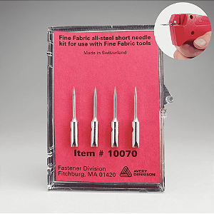 Kit Agulhas Fine Aço (10070) – Avery Dennison | Caixa com 4 Unidades