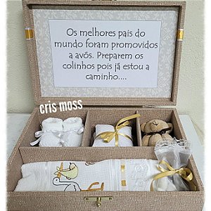 Caixa Luxo Revelação da Gravidez