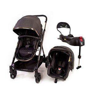 Carrinho de bebê Discover Travel System Trio Safety 1st Black Chrome