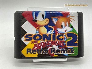 Mega Drive Jogo - Genesis - Sonic 2 Retro Remix Paralelo