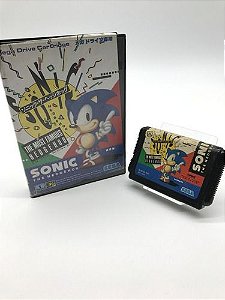 Mega Drive Jogo - Genesis - Sonic 1 Japonês Original