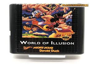 Mega Drive Jogo - Genesis - World Of Illusion Pararelo