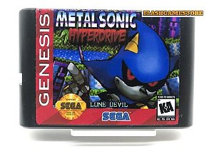 Mega Drive Jogo - Genesis - Metal Sonic Hyperdrive Pararelo