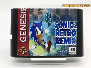 Mega Drive Jogo - Genesis - Sonic Retro Remix Paralelo