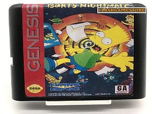 Mega Drive Jogo - The Simpsons Bart's Nightmare*paralelo