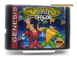 Mega Drive Jogo - Battletoads Double Dragon Paralelo