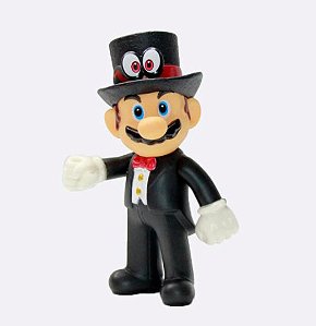 Boneco Mario Bros Maker Odyssey Casamento Nintendo 13 Cm