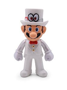 Boneco Mario Bros Maker Odyssey Casamento Nintendo 13 Cm