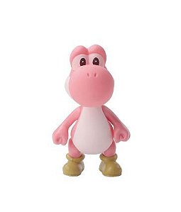 Boneco Yoshi Nintendo 12 Cm Rosa