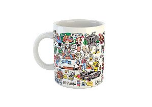 Caneca De volta para Fututo Desenho C38