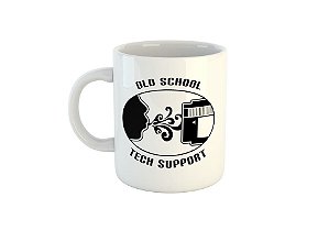 Caneca Old School Tech Support C470