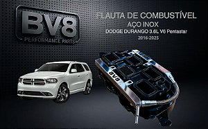 Flautas de Combustível em Aço Inox AN 06 -DODGE DURANGO V6 3.6 PENTASTAR - (até 300cv)