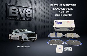 Pastilha de freio dianteira em Nano ceramic Blue- RAM1500 2020 EM DIANTE