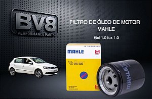 Filtro de oleo do motor Gol - Fox 1.0 Mahle OC522