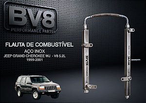 Flautas de Combustível BV8 BILLET Aço Inox - Jeep Grand Cherokee Wj V8 5.2l