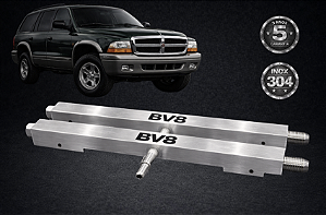 Flautas de Combustível BV8 BILLET Aço Inox - DODGE DURANGO - V8 , ano 1998