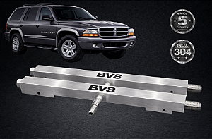 KIT Flautas de Combustível BV8 Aço Inox - DODGE DURANGO R/T - V8 , ano 2002
