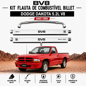 FLAUTA DE COMBUSTíVEL - DODGE DAKOTA 2a GERAÇÃO 5.2L V8- 1999