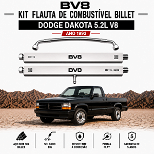 FLAUTAS DE COMBUSTIVEL - DODGE DAKOTA 2a GERAÇÃO 5.2L V8- 1993