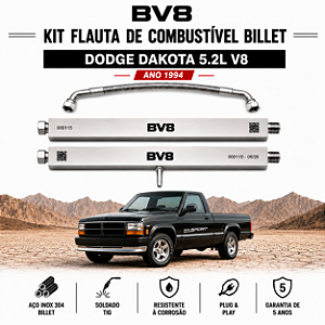 Kit Flautas de Combustível BILLET Bv8 - DODGE DAKOTA V8 5.2L - ano 1994