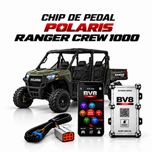 Chip Pedal Polaris Ranger Crew 1000 BV8 Power Bluetooth App