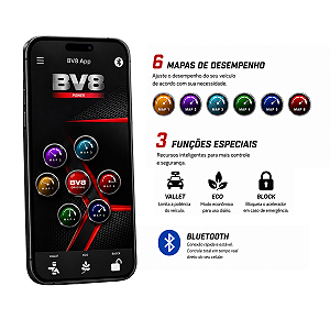 Chip Pedal Polaris Ranger Crew SP 570 BV8 Power Bluetooth App