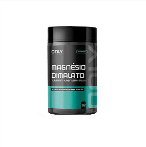 MAGNÉSIO DIMALATO ONLY NUTRITION - 120 CAPS