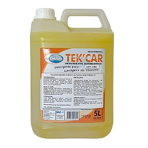 TEK'CAR DETERGENTE AUTOMOTIVO COM CERA 5L